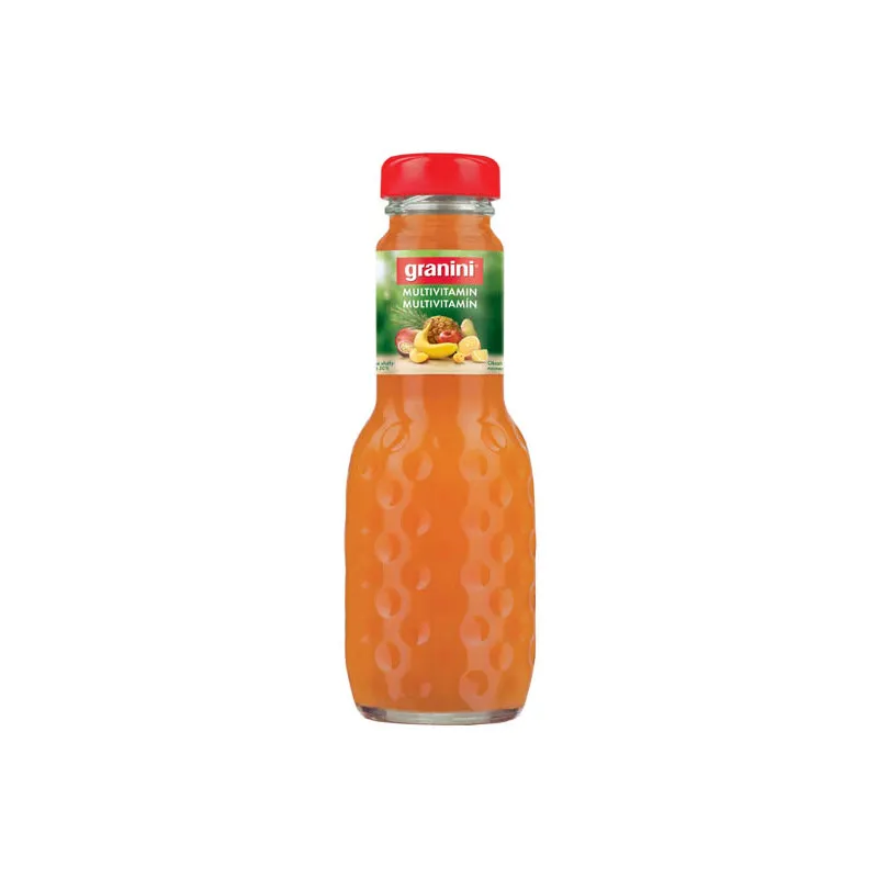 Granini multivitamín 100% 0,2l sklo