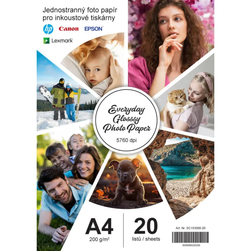 Everyday photo fotopapír A4 20 listů 200 g