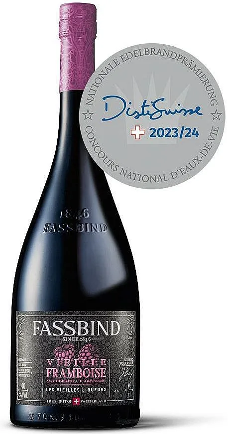 Fassbind Vieille Framboise stařená Malina holá lahev  40%0.70l