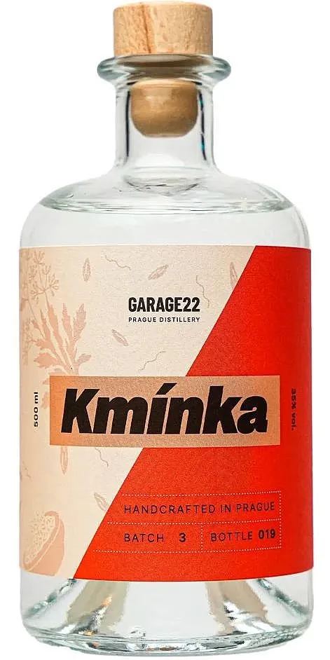 Likér Garage22 Kmínka pálenka   35%0.50l