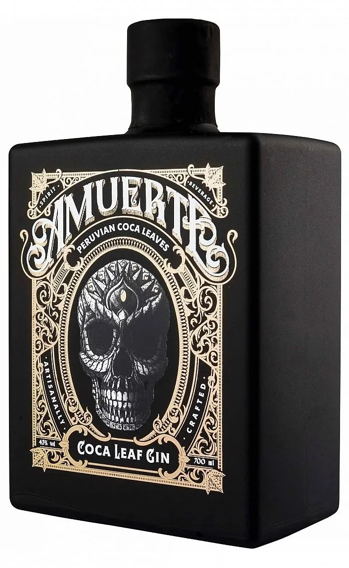 Gin Amuerte Coca leaf Black 43%0.70l