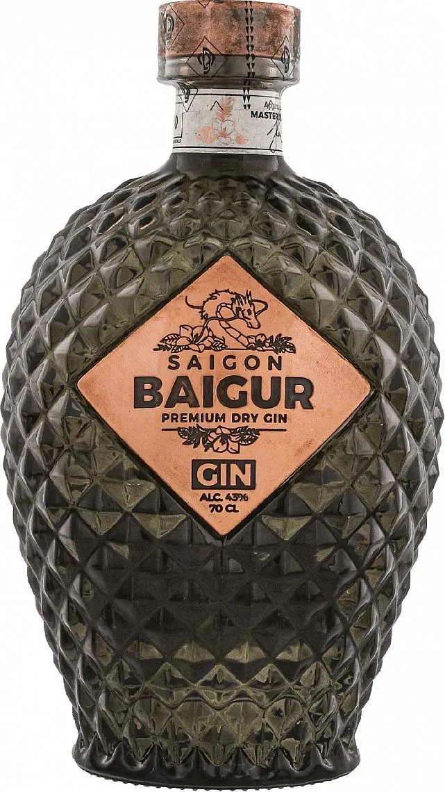 Gin Baigur Saigon Vietnam Dry 43%0.70l