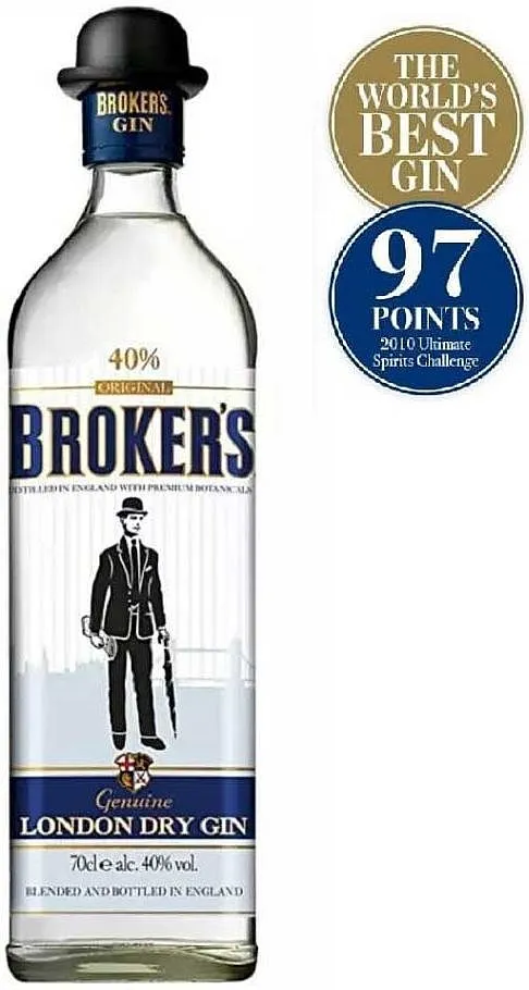 Gin Brokers Original London dry  40%0.70l
