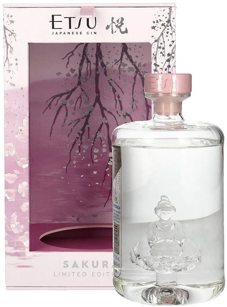 Gin Etsu Sakura LTD s postavou Budhy gB 43%0.70l