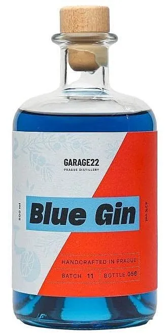 Gin Garage22 BLUE - modrý  42%0.50l
