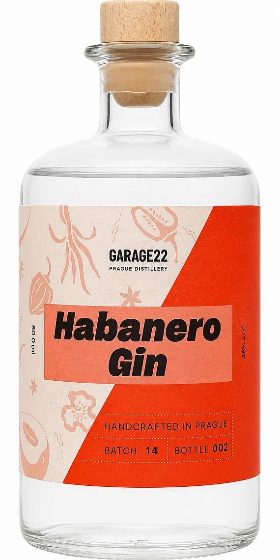 Gin Garage22 Habanero & Mango   42%0.50l