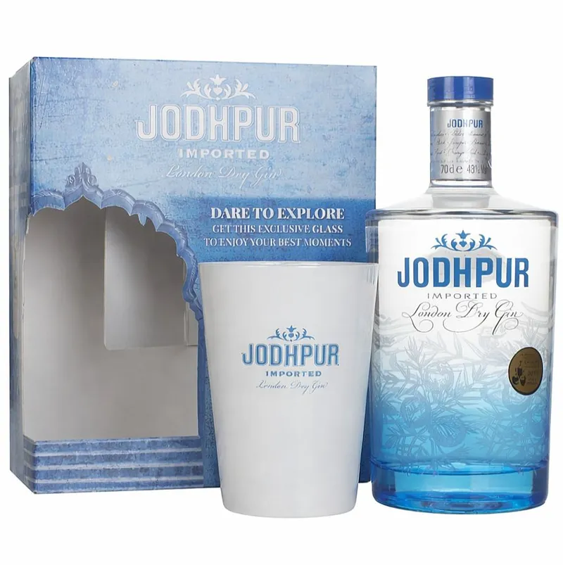 Gin Jodhpur Original + sklo gB 43%0.70l