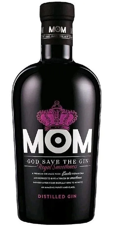 Gin Mom Royal Smoothness černá lahev 39.5%0.70l