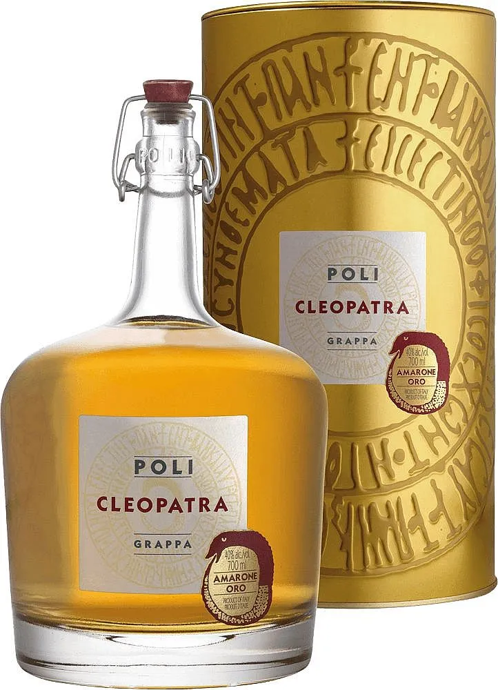 Grappa Jacopo Poli CLEOPATRA di Amarone v plechu 40%0.70l