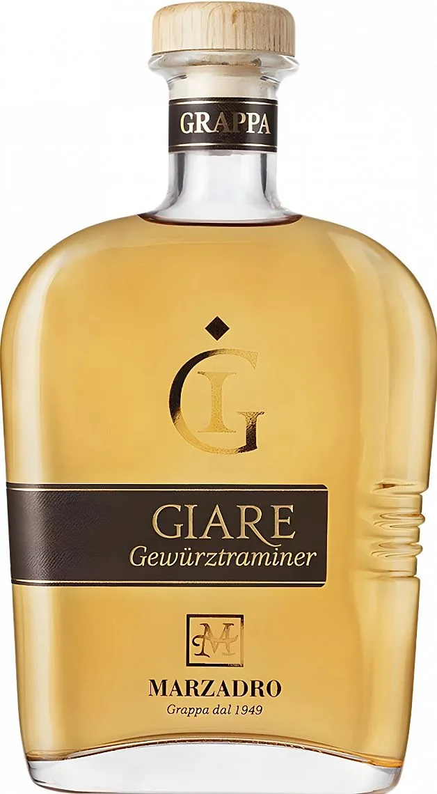 Grappa Marzadro GIARE Gewürztraminer holá lahev 41%0.70l