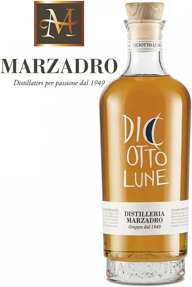 Grappa Marzadro le Diciotto lune Original holá lahev 41%0.70l