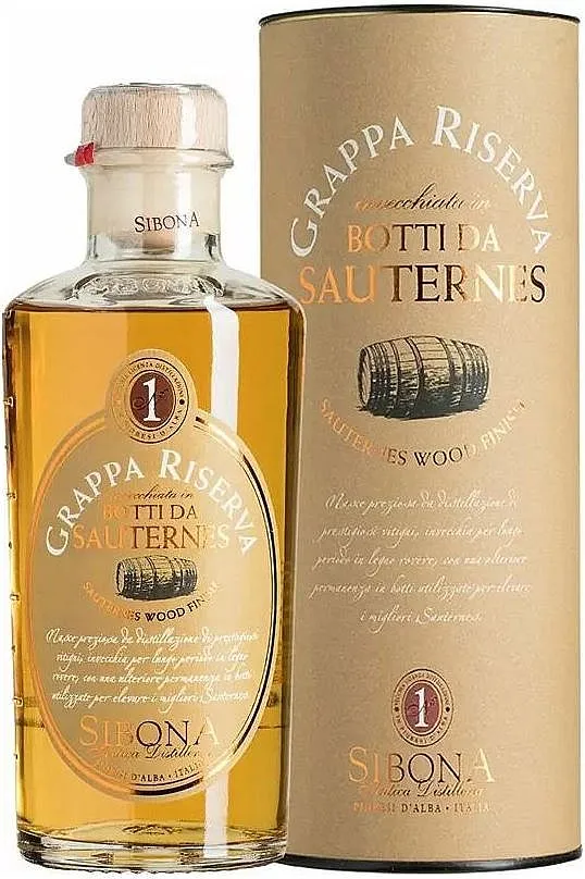 Grappa Sibona Riserva Sauternes wood gT 44%0.50l