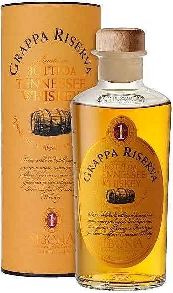 Grappa Sibona Riserva Tennessee whisky gT 44%0.50l