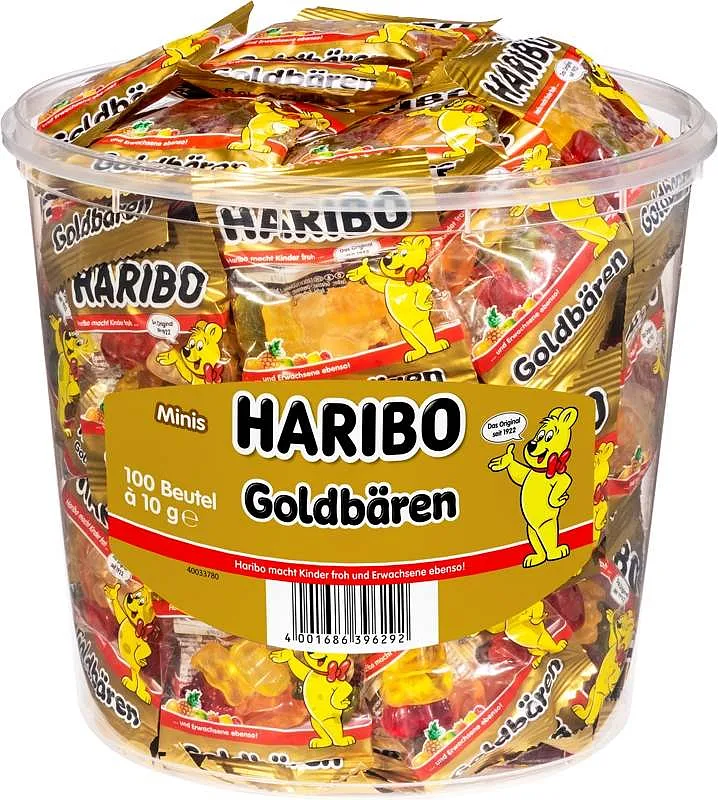 Haribo Bonbóny goldbaren minis želé medvídci box 980g