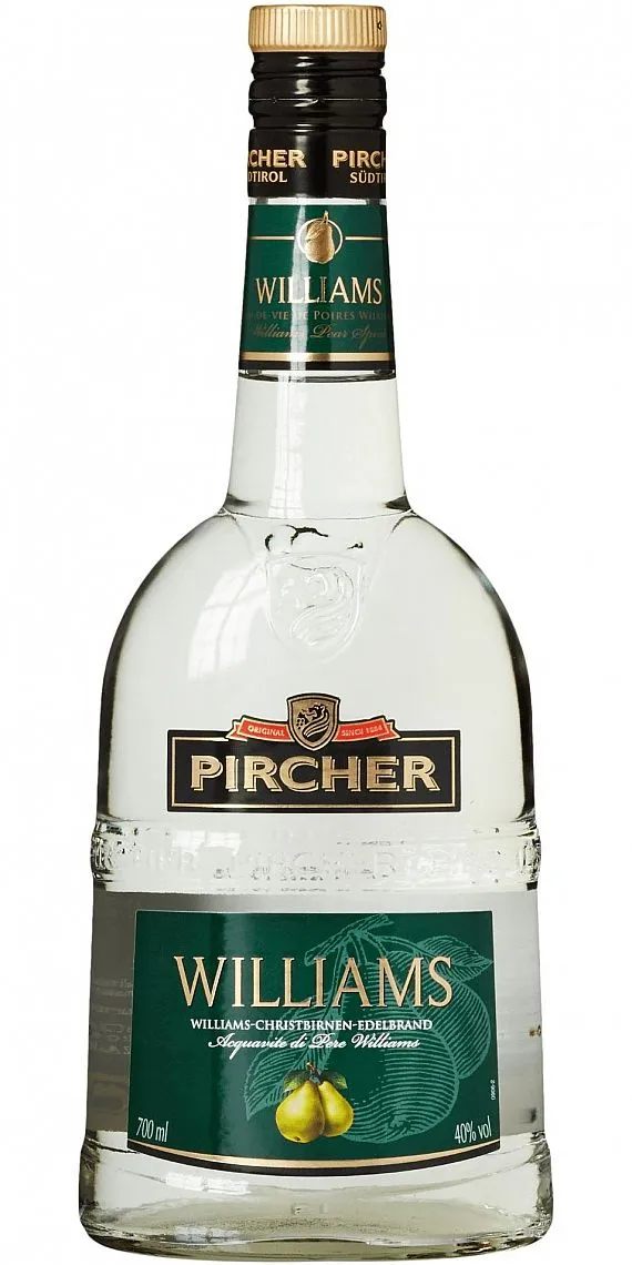 Hruškovice Pircher Williams holá lahev 40%0.70l