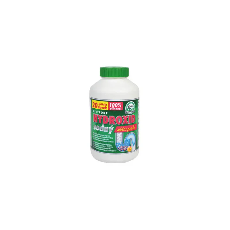 Hydroxid sodný krystalický čistič odpadů 1 kg