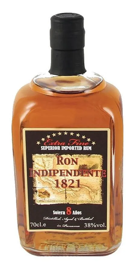 Rum Indipendente 1821 Solera 8 aňos Panama  38%0.70l
