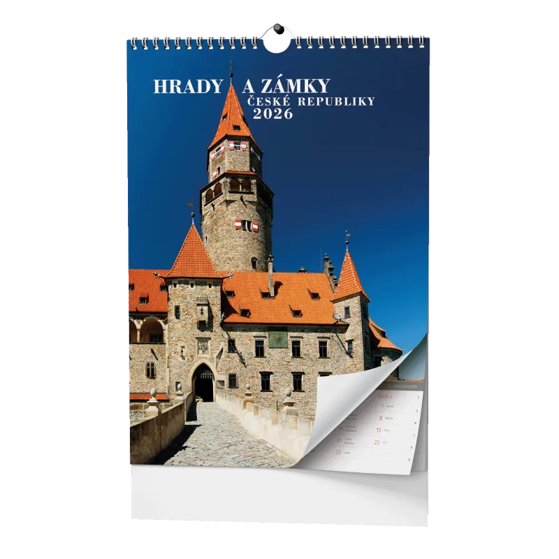 Kalendář nástěnný - Hrady a zámky ČR / BNS1