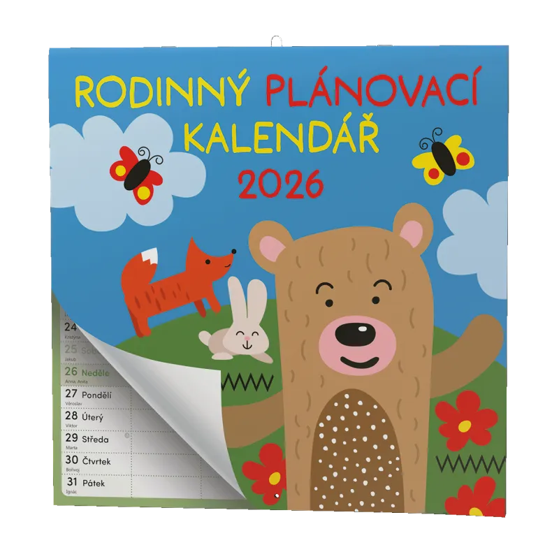 Kalendář nástěnný poznámkový - Rodinný plánovací / BNL10