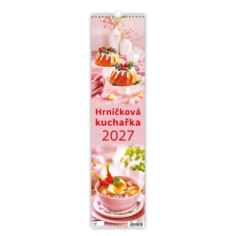 Kalendář nástěnný vázankový - Hrníčková kuchařka / N190