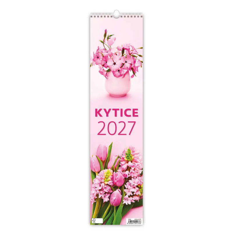 Kalendář nástěnný vázankový - Kytice / N192
