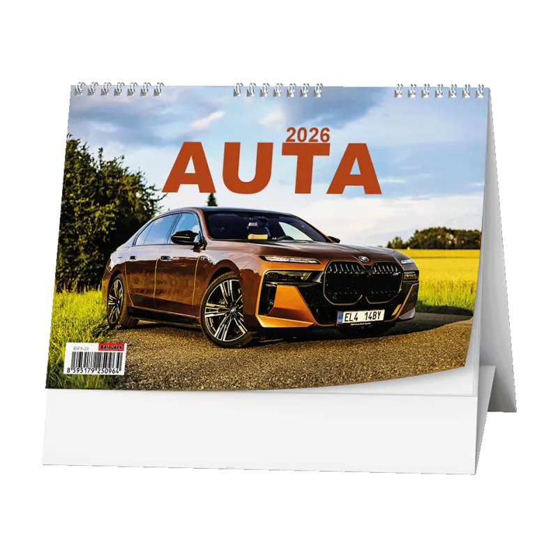 Kalendář stolní - Auta / BSF9