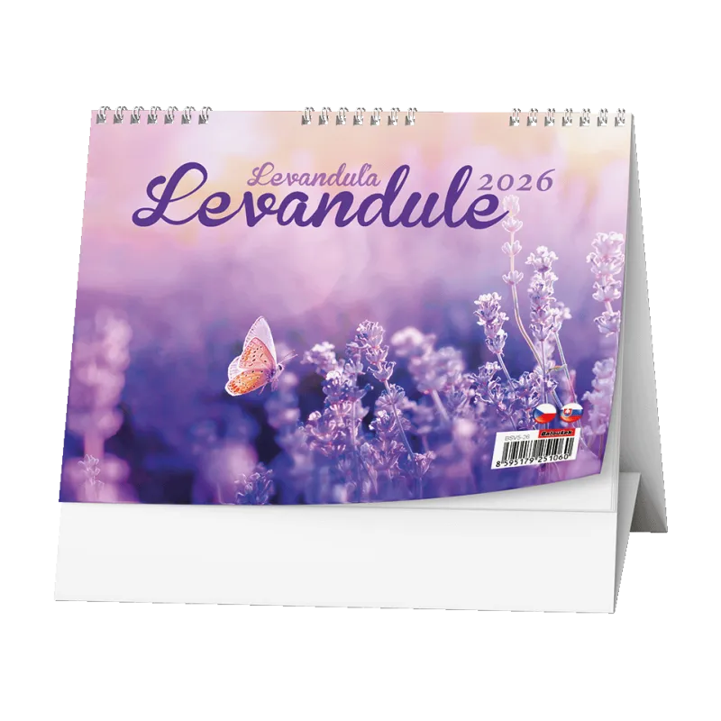 Kalendář stolní - Levandule / BSV5