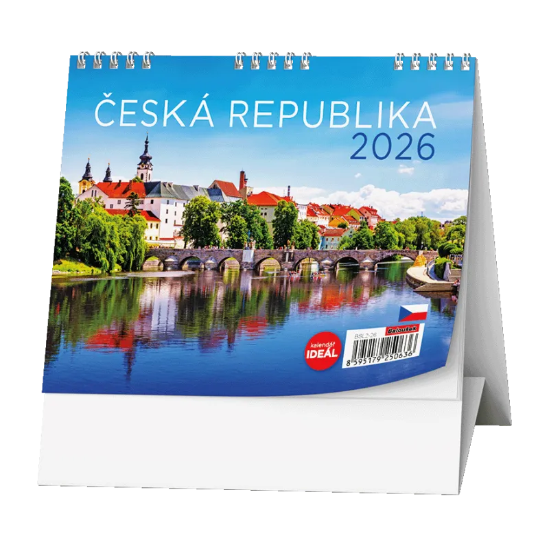 Kalendář stolní MINI - Česká republika / BSL2