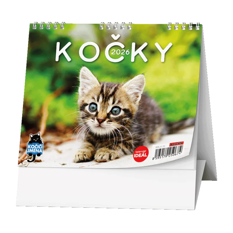 Kalendář stolní MINI - Kočky / BSL9