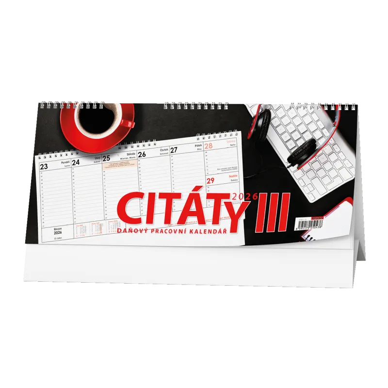 Kalendář stolní pracovní - Citáty III. / BSB3