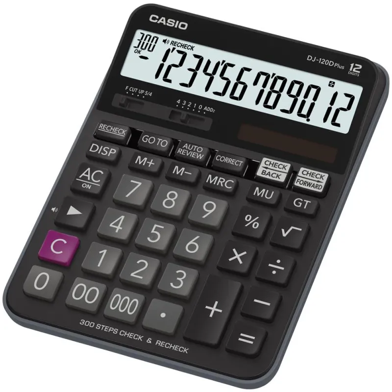 Kalkulačka Casio DJ 120 D plus displej 12 míst