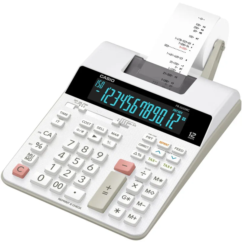 Kalkulačka Casio FR 2650 RC s tiskem displej 12 míst