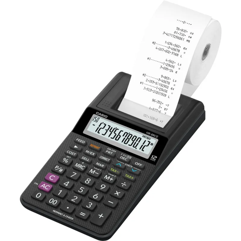 Kalkulačka Casio HR 8RCE s tiskem displej 12 míst