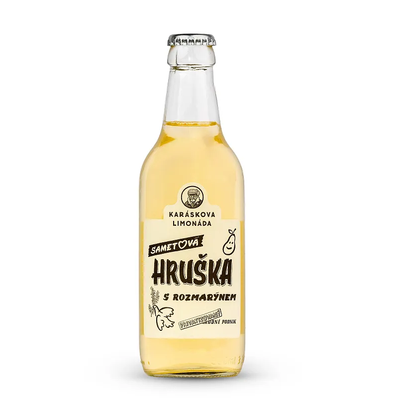 Karáskova limonáda 0,33 sklo Hrušková
