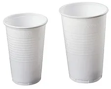 Kelímky plastové - bílé / 200ml / 100 ks