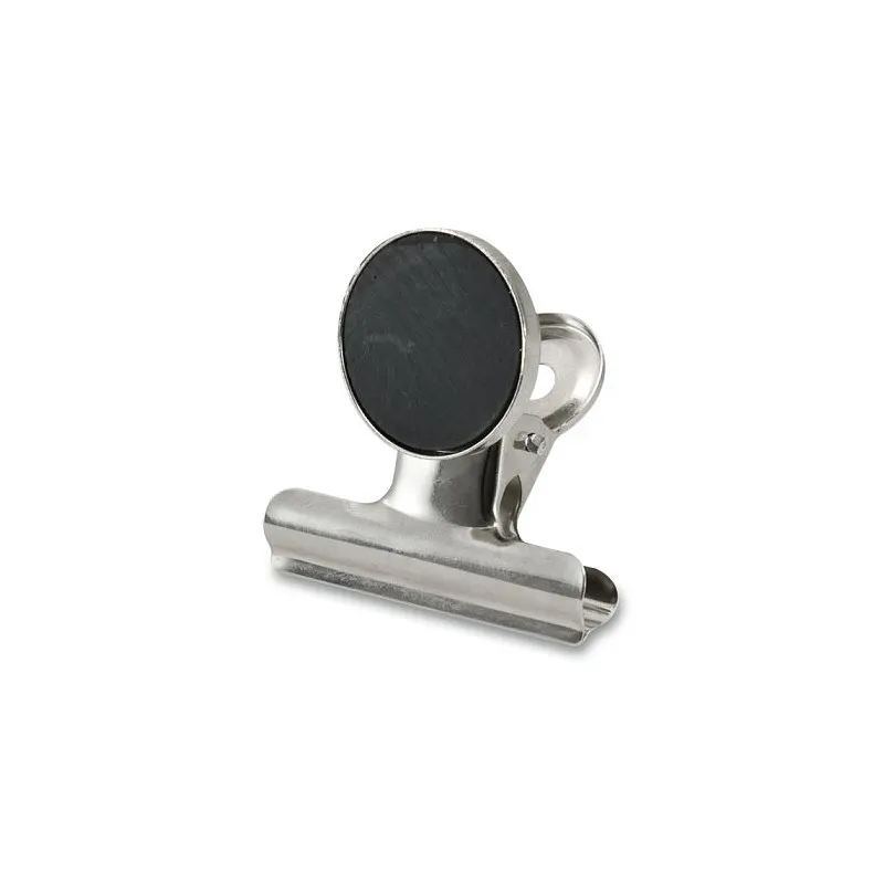 Klipy kovové stříbrné - 31 mm + magnet
