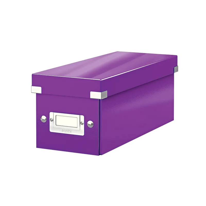 Krabice na CD Leitz Click&Store - purpurová