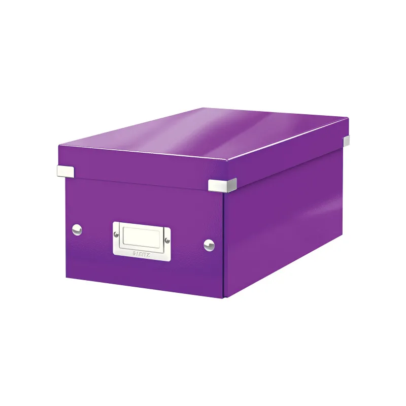 Krabice na DVD Leitz Click&Store - purpurová