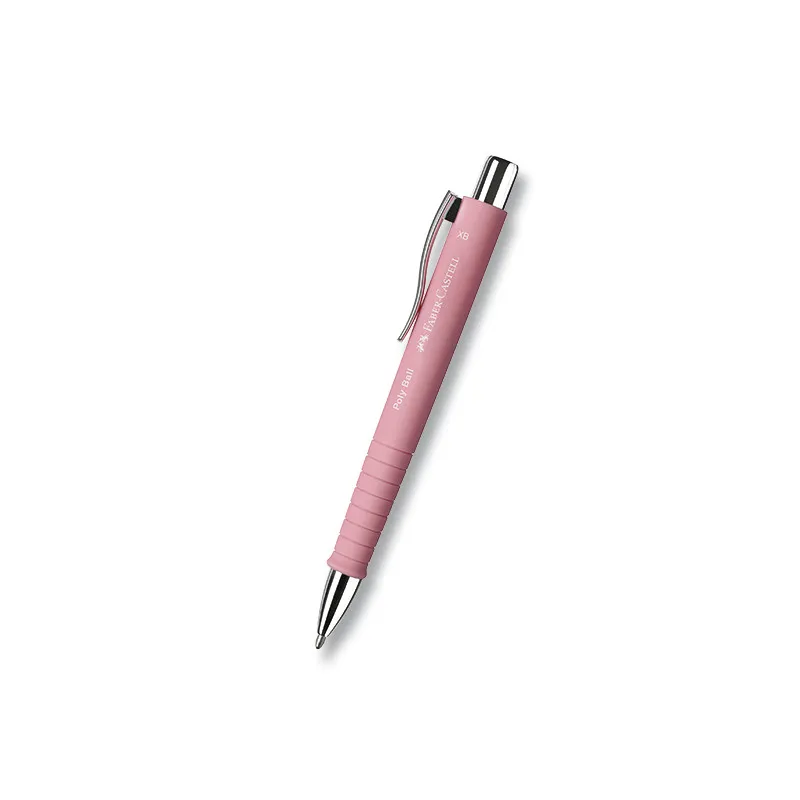 Kuličkové pero Faber Castell Poly Ball - sv.růžová
