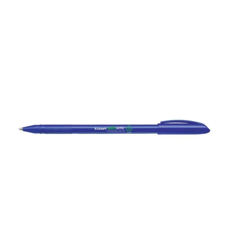 Kuličkové pero jednorázové Luxor Focus eco Ball point - modrá