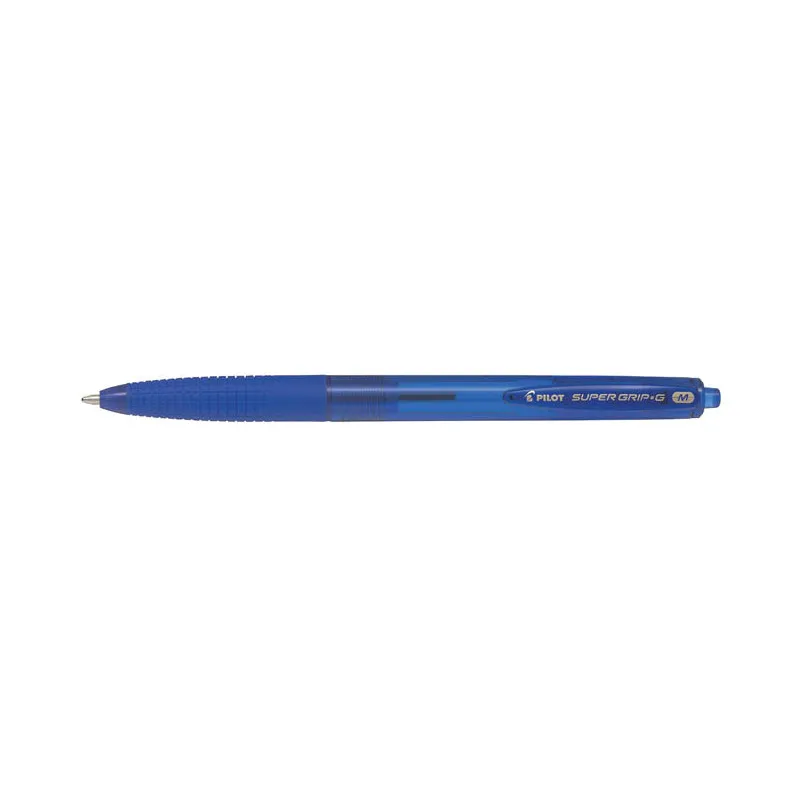 Kuličkové pero Pilot Super Grip-G transparentní - modrá