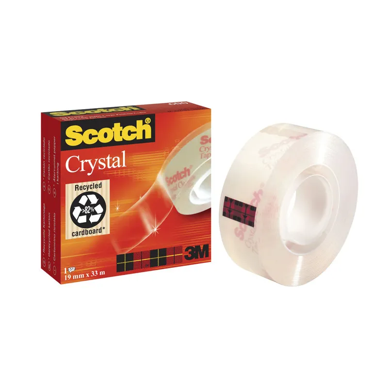 Lepicí páska Scotch Crystal - 19 mm x 33 m