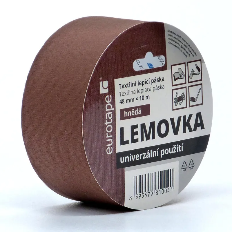 Lepicí pásky kobercové - 48 mm x 10 m / hnědá