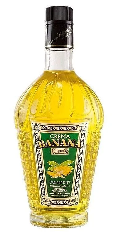 Likér Arehucas Crema de Banana ron Juanita  20%0.70l