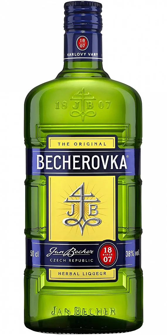 Likér Becherovka ORIGINAL holá lahev  38%0.50l