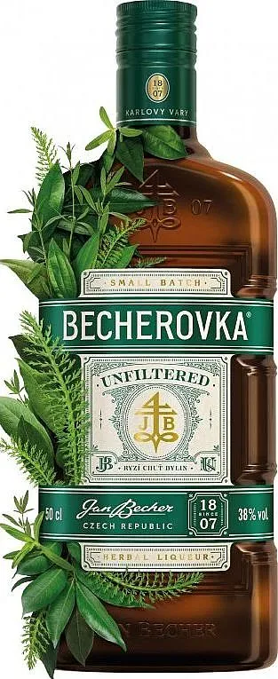 Likér Becherovka Unfiltered  38%0.50l