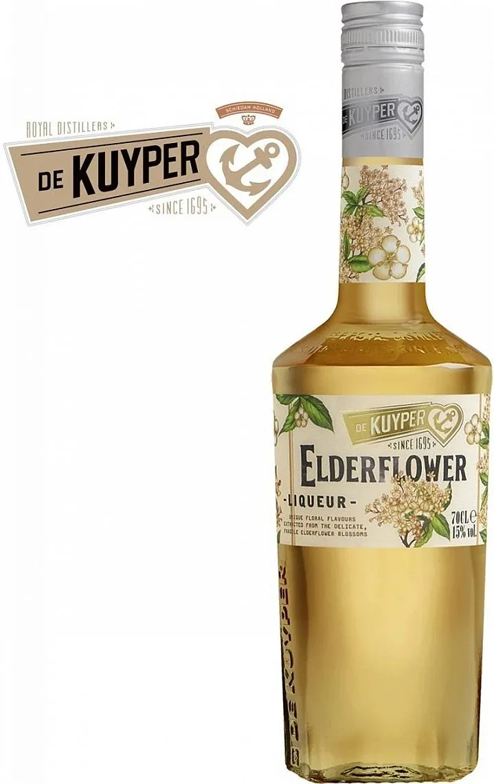 Likér de Kuyper ElderFlower HUGO Bezinky  15%0.70l