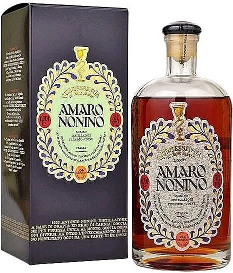 Likér Nonino Amaro Quintessentia Di Erbe v krabičce 35%0.70l