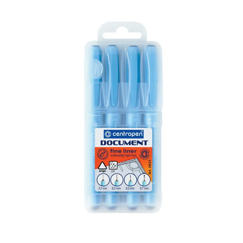 Liner Centropen 2631 Document - sada 4 ks