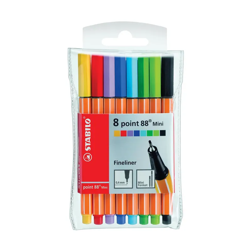 Liner STABILO® point 88 MINI - sada 8 ks